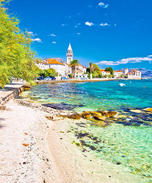 Bord de mer en Croatie