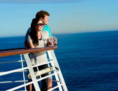 couple sur un paquebot croisieres