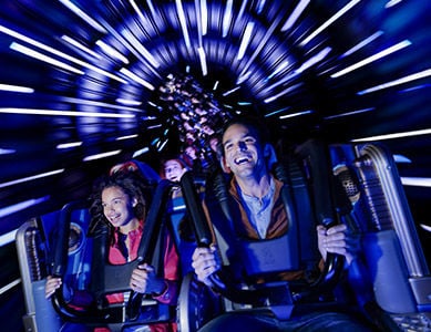 Disney Hyper Spacemountain Disneyland Paris train INOUI