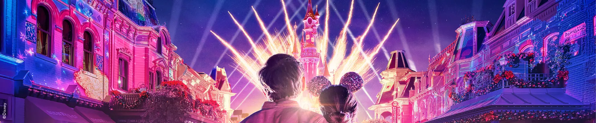 Spectacle dans le Parc Disney