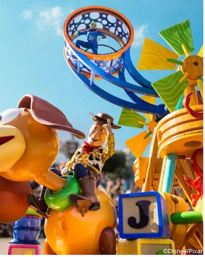 Peter Pan a la parade Disney