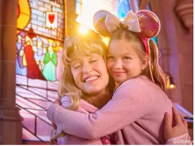 Disneyland Paris Aurore et petite fille