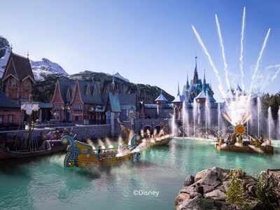 Olaf à Disneyland Paris
