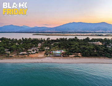 paysage coucher de soleil en corse