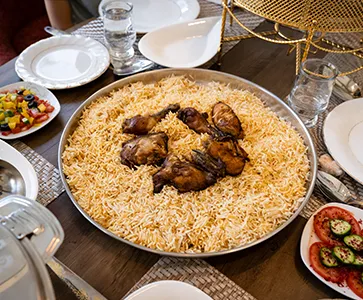 Plat de kebsa saoudien