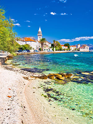 Bord de mer en Croatie