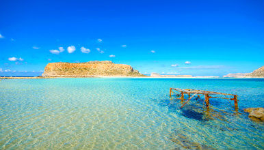 Île de Balos en Crète