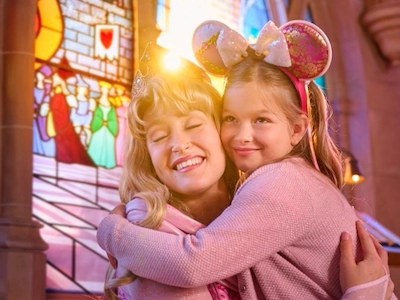Disneyland Paris Aurore et petite fille
