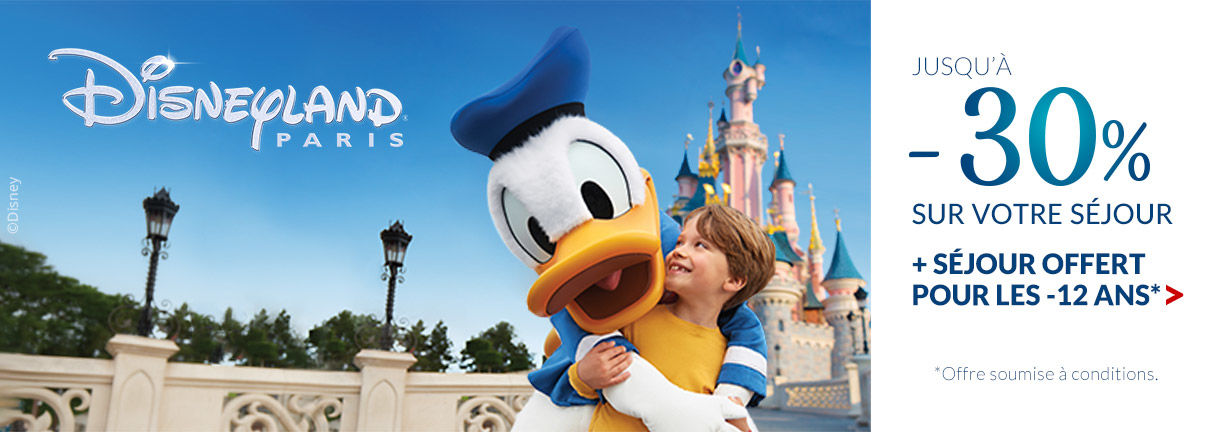 Offre Disney séjour offert pour les - de 12 ans