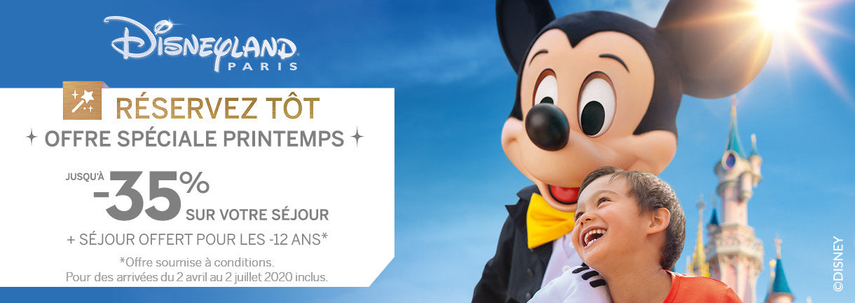 Séjour Disneyland Printemps -35%