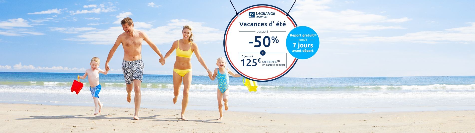 Famille à la plage
