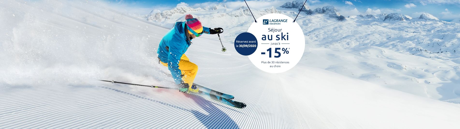 Skieur à la neige