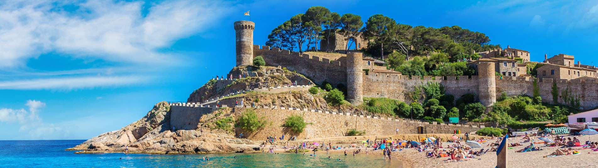 Tossa de Mar en Catalogne, Espagne