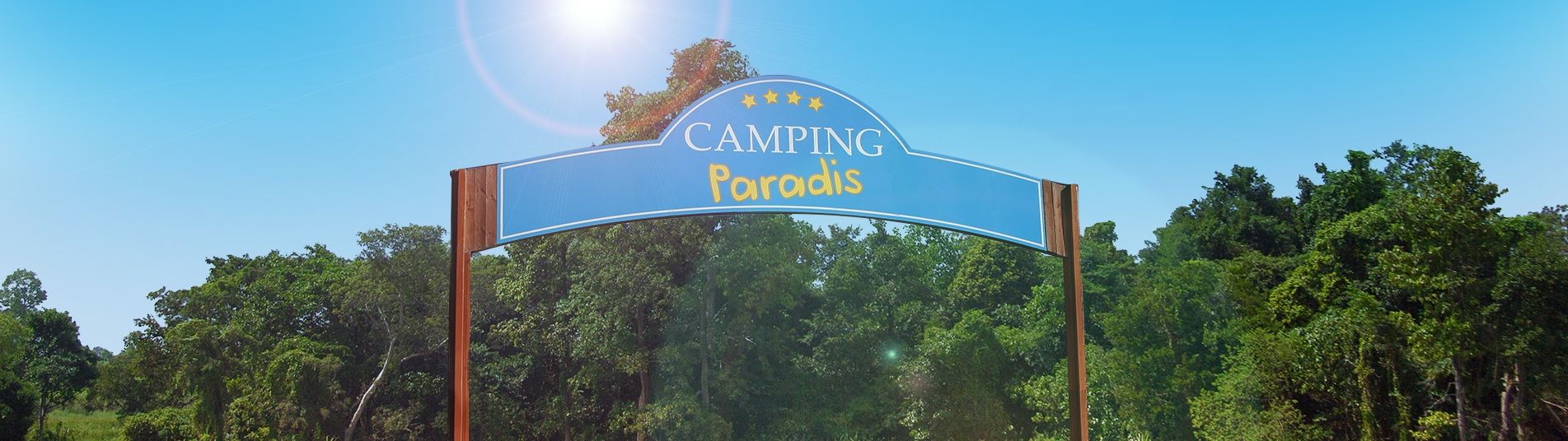 Accueil camping Paradis