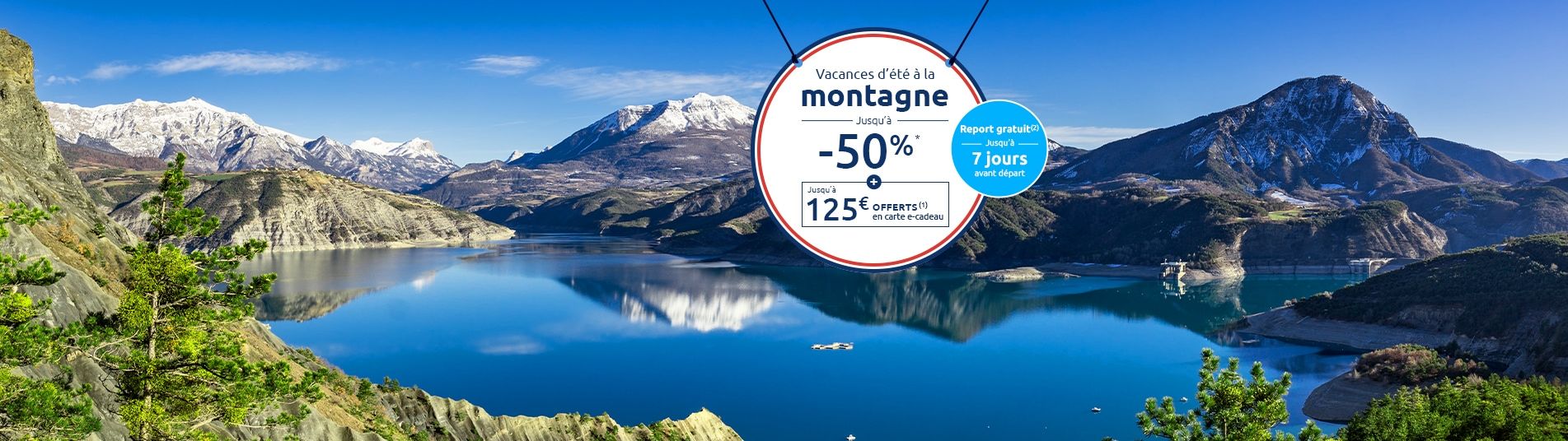 Lac à la montagne
