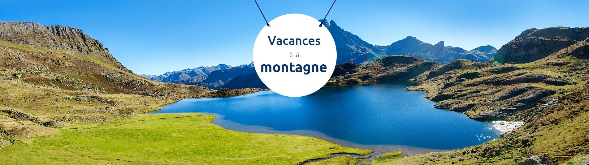 Lac à la montagne