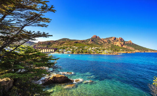 Camping sur la côte d'azur