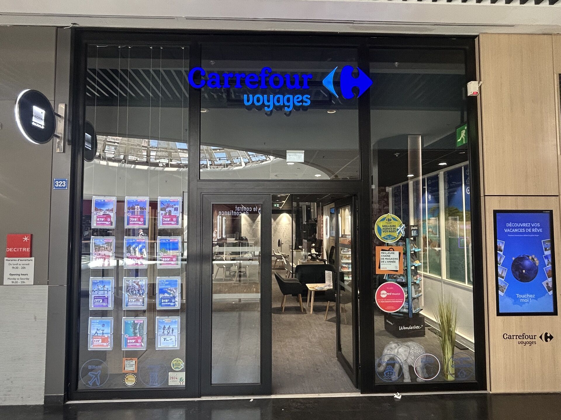 Image de l'agence Carrefour Voyages Lyon Part Dieu