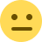 émoji neutre